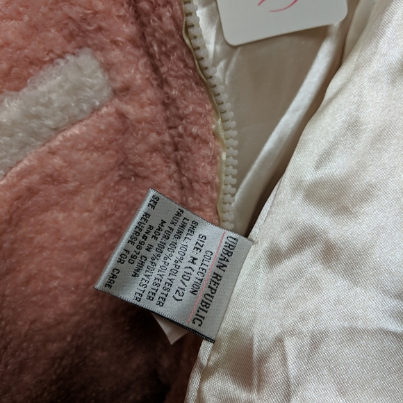 Urban Republic Girls Teddy Bear Fur Jacket NWT - Picture 8 of 8